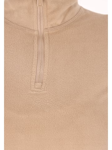 aleva Damen Fleecepullover in Beige