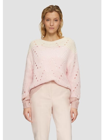 s.Oliver BLACK LABEL Strickpullover langarm in Pink
