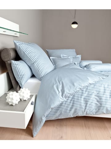Janine Baumwoll Bettwäsche modernclassic in perlblau