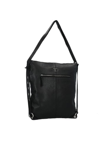 TASCHENDIEB Kohlmarkt Schultertasche Leder 34 cm in black bean
