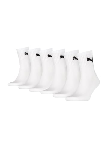 Puma Socken 6er Pack in Weiß