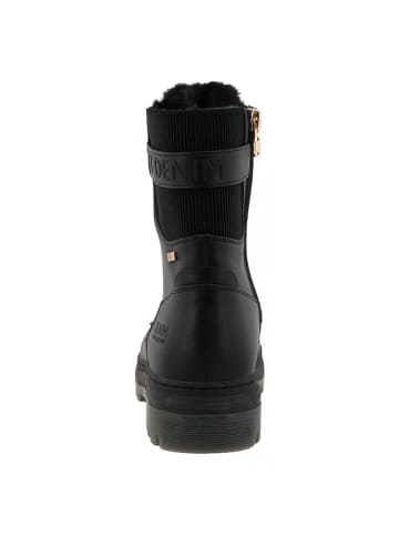 Tom Tailor Schnürstiefel  in Schwarz