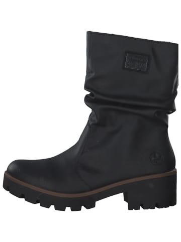 rieker Winterstiefeletten in schwarz/schwarz