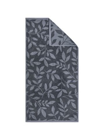 Erwin Müller Frottier, Jacquard Handtuch 4er-Pack Kronau in grau