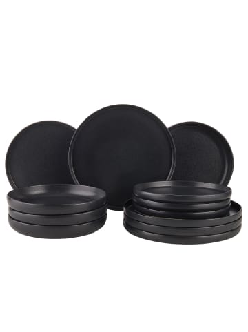 Butlers Dinner-Set CASA NOVA 12-tlg. in Schwarz