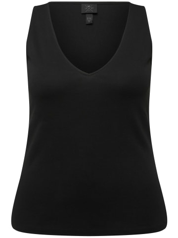 Ulla Popken Strick-Top in schwarz