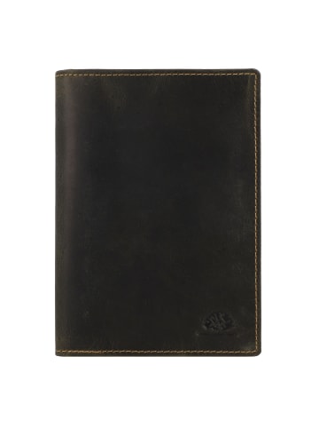 Greenburry Vintage Dokumenten Etui Leder 12 cm in olive