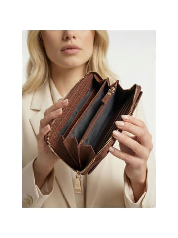 Lazarotti Bologna Leather Zip-Around Geldbörse Handytasche Leder 19 cm in brown-2