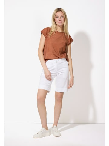 More & More Kurzarmshirt in clay brown