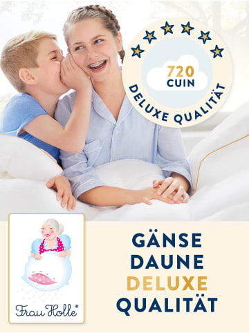 Frau Holle  DELUXE Kinderbettdecke ''LEICHT'' in Weiß