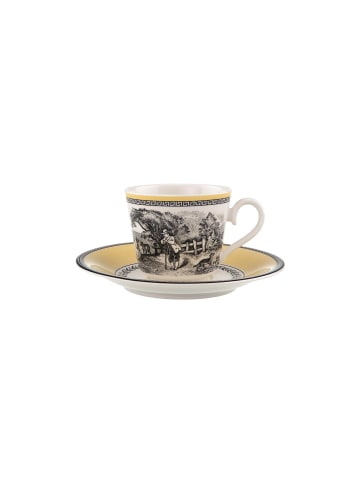 Villeroy & Boch Kaffeetasse mit Untertasse Audun Ferme 150 ml in bunt