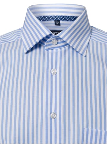 Andrew James Businesshemd in hellblau weiß