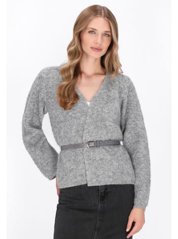 DreiMaster Vintage Women Cardigan in grey melange