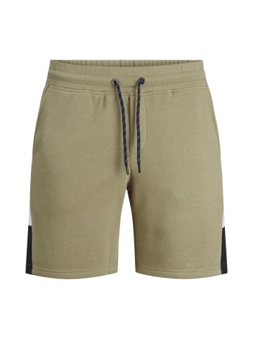 Jack & Jones Shorts 'Logo Blocking' in olive