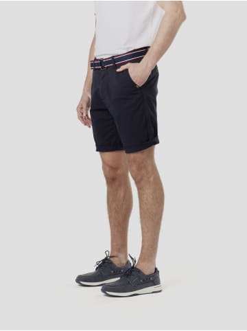 KOROSHI Regular nautische farb baumwoll-chino in blau