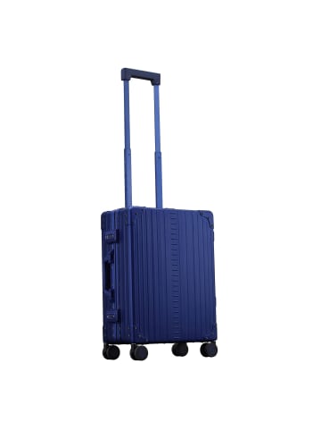 Aleon Traveler International 4-Rollen Kabinentrolley Aluminium 55 cm sapphire