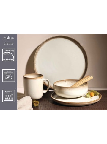 Ritzenhoff & Breker 6er Set Henkelbecher Malaga in 380 ml in Creme