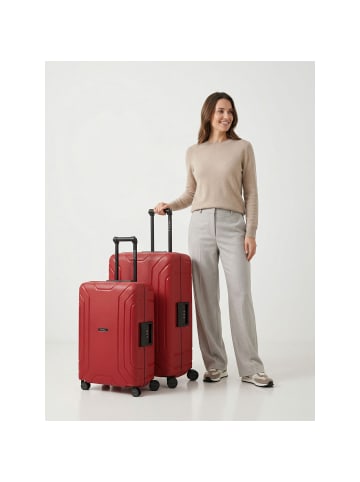 Redolz Essentials 15 4-Rollen Kofferset M+L mit Dreipunktverschluss classic red