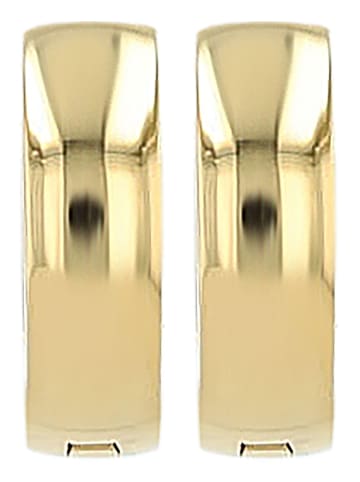 Adeliás Damen Ohrringe – Klappcreole aus Edelstahl in silber