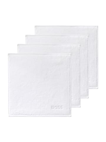 HUGO BOSS home 4er-Set Waschlappen 4er-Set Waschlappen in WHITE