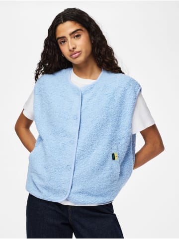 Pieces Weste in Cashmere Blue