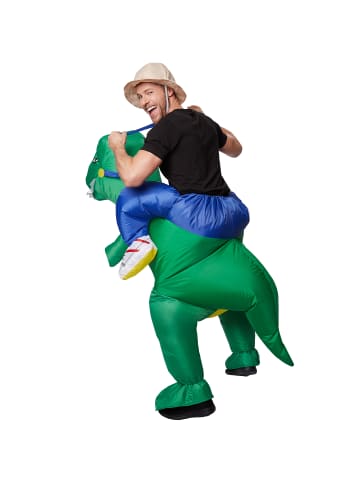 tectake Perfektes Kostüm für Fasching, Partys oder Junggesellenabschiede, schwarz/grün