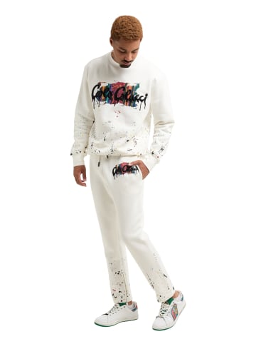 Carlo Colucci Sweathose DelLongo in Weiß