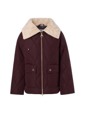 Barbour Steppjacke Eva in aubergine