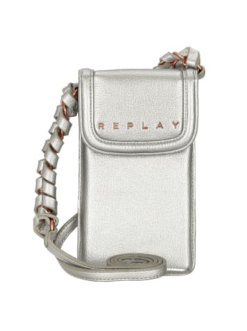 Replay - Handytasche 19 cm in silver