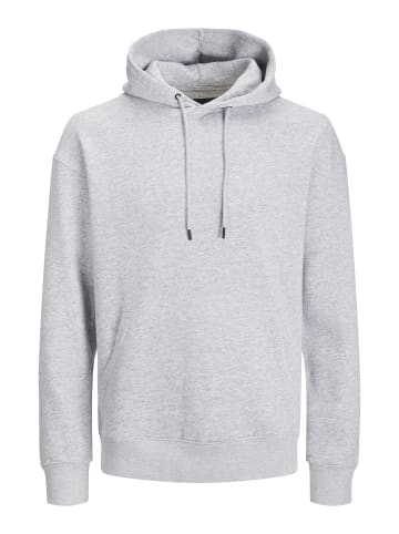 JACK & JONES PLUS Kapuzenpullover in Light Grey Melange