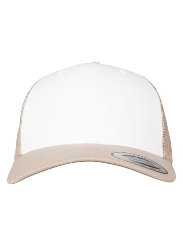  Flexfit Trucker in khaki/white/khaki