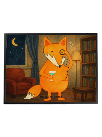 Mr. & Mrs. Panda tischmatte Fuchs Lord Design ohne Spruch in Weiß