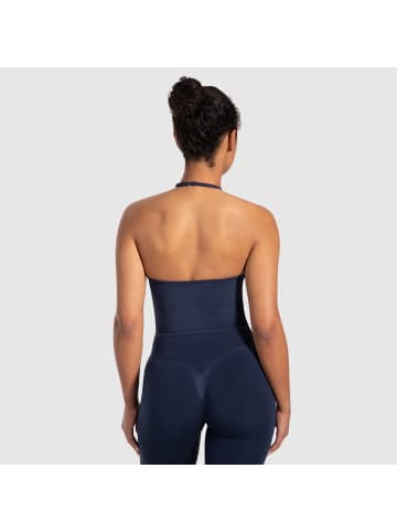 SMILODOX Crop Top Malena in Marineblau