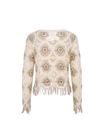 esha Women Sweater in Cream Taupe