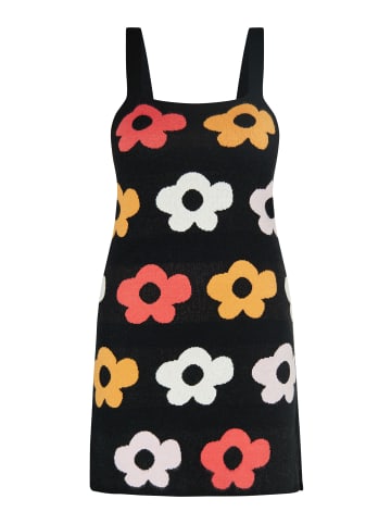 myMo Women Dress in Schwarz Mehrfarbig