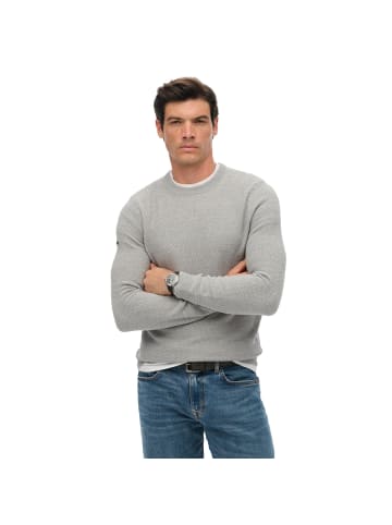 Superdry Strickpullover in Hellgrau