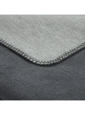 Erwin Müller Baumwollmischung Armlehnenschoner 2er-Pack Matera in grau/silber