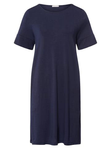 Hanro Nachthemd Natural Elegance in Deep navy