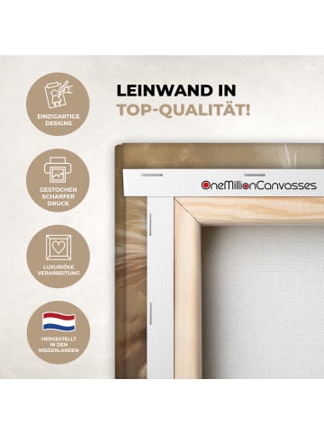 OnlyWow Leinwand Bilder Elegante Blumen
