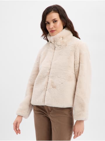 NÜMPH Teddyfelljacke NUWinda in ecru - 0002