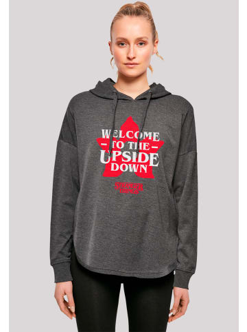 F4NT4STIC Oversized Hoodie Stranger Things Upside Down Dreams in charcoal