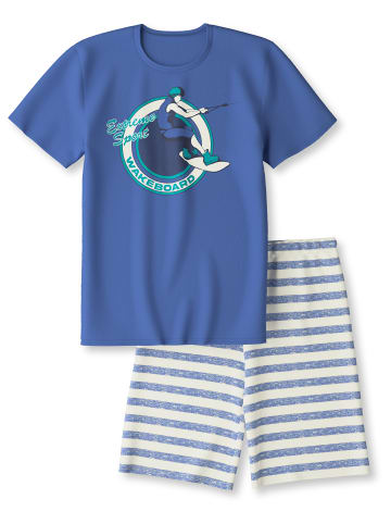 Calida Pyjama in deep cobalt