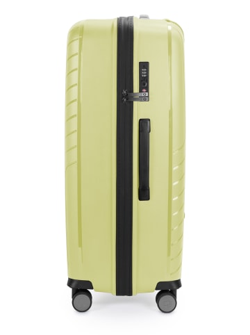 Hauptstadtkoffer TXL - Großer Check-In Koffer Trolley Aufgabegepäck TSA 119L in Lime