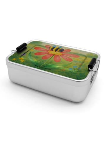 Mr. & Mrs. Panda Bento Box Hummel Blume Design ohne Spruch in Weiß