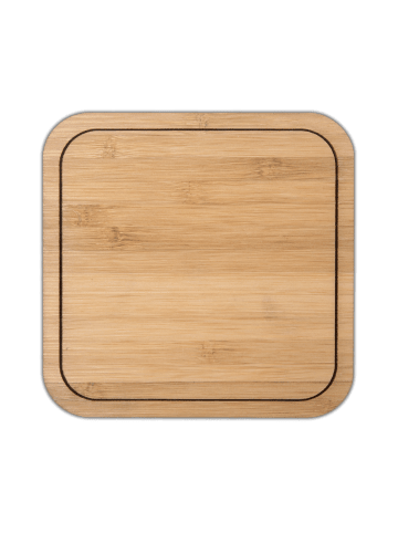 Mr. & Mrs. Panda Coaster Alpaka Blume mit Spruch in Transparent