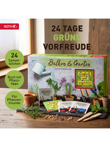 ROTH Balkon und Garten-Adventskalender in Grün