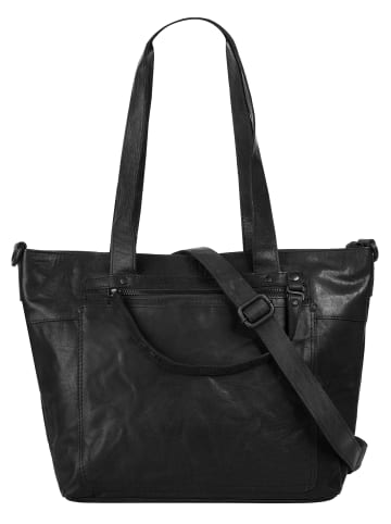 SPIKES & SPARROW Shopper in schwarz