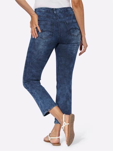 WITT WEIDEN 7/8-Jeans in darkblue-stone-washed
