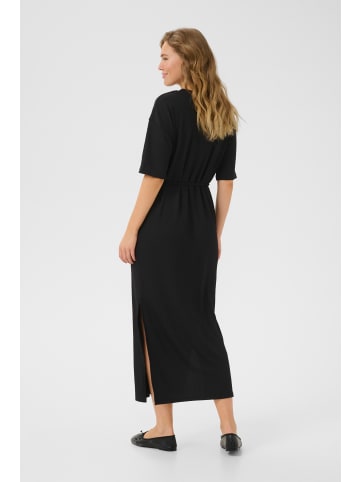 Kaffe Jerseykleid KAivanna Loose fit in Black Deep