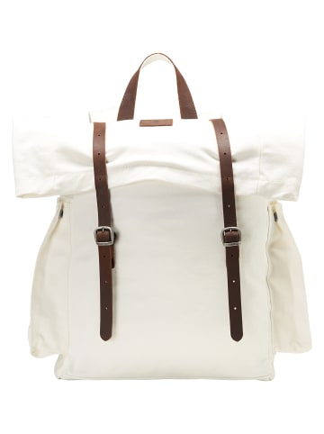 DreiMaster Vintage Rucksack in Wollweiss  Braun